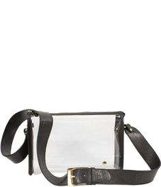 From Kelly-Tooke&#x2C; the Medium Clear Crossbody Bag features: Our leather transparent stadium-approved crossbody bag is all the rage&#033; With a full zipper closure and adjustable strap&#x2C; this modern treasure is the perfect game-day accessory. Clear panels w/ calf leather gussets & strapZipper closureMade from U.S. hand-selected leather hidesCustom-made Kelly-Tooke hardwareApprox. 10” w x 6.5” Clear Crossbody Shoulder Bag For On-the-go, Clear Strap Crossbody Shoulder Bag, Crossbody Shoulder Bag With Clear Strap, Clear Crossbody Satchel With Clear Strap, Everyday Satchel With Clear Crossbody Strap, Everyday Crossbody Shoulder Bag With Clear Strap, Everyday Satchel With Clear Strap And Crossbody Shape, Clear Crossbody Shoulder Bag With Detachable Strap, Clear Crossbody Bag With Adjustable Strap