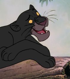 the black panther from disney's live - in - the - life animated movie