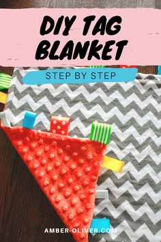 the diy tag blanket step by step pattern