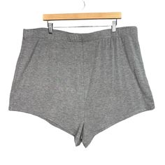 Skims Pajama Shorts Womens Elastic Waist Heather Gray Size 3x Sleepwear -- Elastic Waist With Drawstring -- Pull On -- Jersey Knit Fabric, Super Soft, Stretch Approx. Measurements (Laying Flat) -- Waist: 43" -- Rise: 19" -- Inseam: 3" -- Leg Opening: 34" Condition: Brand New With Tag Smoke Free Home Stretch Solid Color Lounging Shorts, Stretch Shorts For Loungewear, Stretch Shorts With Short Inseam For Loungewear, Stretch Solid Pajama Shorts For Lounging, Stretch Pajama Shorts With Elastic Waistband For Lounging, Stretch Solid Color Pajama Shorts For Lounging, Stretch Shorts For Lounging, Comfortable Stretch Gray Shorts, Stretch Sleepwear With Built-in Shorts