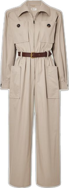 Chic Cotton Jumpsuits For Work, Chic Cotton Jumpsuits And Rompers For Work, Cotton Overall-style Jumpsuit For Work, Cotton Jumpsuits With Cargo Pockets For Fall, Cotton Overall Jumpsuit For Workwear, Cotton Jumpsuits And Rompers With Cargo Pockets For Fall, Fall Cotton Jumpsuits With Cargo Pockets, Fall Cotton Jumpsuits And Rompers With Cargo Pockets, Cotton Workwear Overalls