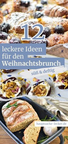 the cover of 12 leckere iden fur den wehnachts brunch