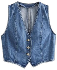 Fitted Sleeveless Light Wash Denim Top, Chic Sleeveless Denim Top For Fall, Blue Sleeveless Denim Vest For Fall, Denim Blue Vest Top For Fall, Casual Sleeveless Denim Top For Fall, Fall Sleeveless Denim Vest Top, Fitted Sleeveless Denim Vest In Medium Wash, Trendy Blue Denim Vest For Workwear, Chic Denim Blue Vest For Spring