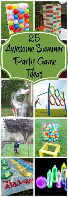 25 awesome summer party game ideas for kids to play in the park or pool with