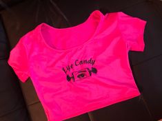 Vintage Eye Candy hot pink  crop top half shirt. Tag says one size fits all but I think it fits a size small to medium. Hand wash only. Made of spandex and nylon. Fitted Pink Cropped T-shirt With Short Sleeves, Pink Fitted Cropped T-shirt With Short Sleeves, Fitted Cropped Pink T-shirt, Fitted Pink Cropped T-shirt, Fitted Pink Crochet Crop Top, Pink Fitted Crop Top With Short Sleeves, Fitted Pink Crop Top With Short Sleeves, Trendy Pink Cropped Top, Pink Stretch Cropped T-shirt For Spring