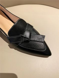 Leather Loafers Women, Brand Name Shoes, Leather Loafer Shoes, Butterfly Knot, Brand Collaboration, Global Brands, Loafers For Women, Leather Shoes, Knot