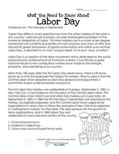 the labor day letter is shown in black and white