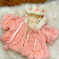 So Soft And Beautiful. Two Big Pearl Buttons. Create A Bundle For Free Shipping On Additional Items! Calvin Klein Girls, Winter Jacket North Face, Ralph Lauren Baby Girl, Patagonia Kids, Denim Hoodie, North Face Girls, Big Pearl, Girls Fleece, Faux Leather Moto Jacket