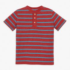 Our new kids henley short sleeve shirt has heathered fabric with a natural texture that’s super soft and airy. Henley Tee, Natural Texture, New Kids, Short Sleeve Shirt, Sleeve Shirt, Stripes, Texture, Mens Tshirts, Mens Tops