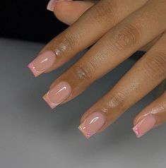 Simple Nail Ideas Neutral Colors, Short Nail Inspo Acrylic, Nail Inspo Acrylic, Short Nail Inspo, Salon Designs, Biab Nails, Brown Acrylic Nails, Acrylic Toe Nails, Hello Nails