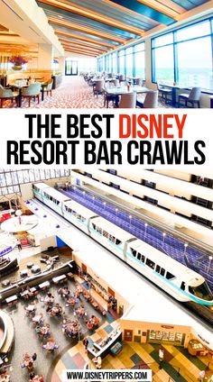 The Best Disney Resort Bar Crawls Disney Riviera Resort, Disney Monorail Bar Crawl, Beach Club Resort Disney, Disney Resort Hopping, Boardwalk Resort Disney World, Bar Crawl, Orlando Resorts