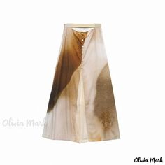 Olivia Mark - Stylish Dual Tone Button Accented Midi Skirt with Striking Design Embellished Midi Skirt, Button Midi Skirt, Design Skirt, Button Skirt, Half Skirt, Button Design, Types Of Skirts, Skin Tone, Tie Dye Skirt