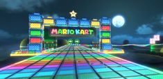 Mario Kart - AutoLooks Mario Wallpaper Laptop, Rainbow Road Mario Cart, Mario Kart Widget, Rainbow Road Mario Kart Wallpaper, Rainbow Road Mario Kart Aesthetic, Super Mario Rainbow Road, Mario Kart Rainbow Road, Mario Kart Party