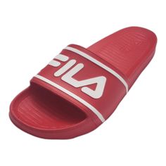 Sporty Red Sandals For Streetwear, Red Sporty Sandals For Streetwear, Red Synthetic Sandals For Streetwear, Red Slides For Sports And Summer, Red Casual Sandals For Streetwear, Red Slides For Sports In Summer, Casual Red Slides With Cushioned Footbed, Lt Logo, Sweat It Out