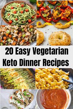 20 easy vegetarian keto dinner recipes that are perfect for the whole family to enjoy