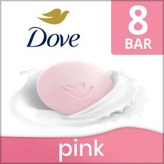 Dove Pink Beauty Bar combines a gentle cleansing formula with our signature 1/4 moisturizing cream to hydrate and nourish skin, instead of leaving skin feeling dry and tight like an ordinary bar soap might. It’s the classic Dove Beauty Bar formula with a delicate pink hue. Dove mild cleansers help skin retain its natural moisture, which helps keep skin hydrated, and Dove Beauty Bar even helps replenish skin-natural nutrients that can be lost during the cleansing process. Use your Beauty Bar as a Dove Bar Soap, Dove Bar, Dove Beauty Bar, Dove Soap, Dove Beauty, Gentle Skin Cleanser, Mild Cleanser, Silky Skin, Moisturizing Cream