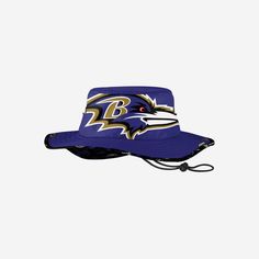 Baltimore Ravens Cropped Big Logo Hybrid Boonie Hat FOCO - FOCO.com Boonie Hat, Outdoor Hat, Logo Sport, Nfl Teams Logos, Sport Outdoor, Logo Display, Outdoor Hats, Tropical Design, Cycling Workout