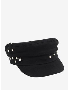 Star Stud Cabbie Hat Outfit Ideaa, Flat Top Hat, Funky Hats, Cabbie Hat, Tall Hoodies, Plus Size Fits, Swim Fashion, Cute Hats, Star Studs