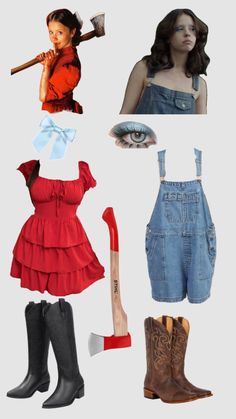 an image of some clothes and accessories for dolls