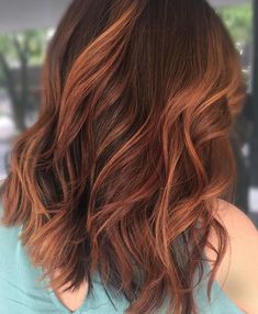 Ombre Hair Roux, Auburn Ombre Hair, Winter Hair Colors, Rambut Brunette, Brown Ombre Hair, Gorgeous Hair Color, Red Highlights, Winter Hair Color