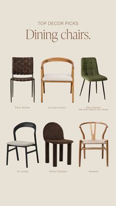 the top picks for dining chairs from ikea's catalogue, which is available in various