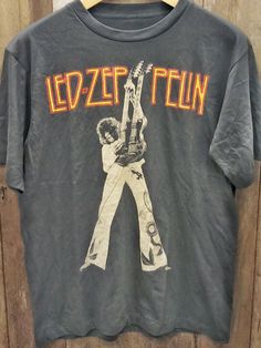 Vtg T Shirt, Double Neck Guitar, Whimsigoth Style, Witches Book, Led Zeppelin T Shirt, Led Zeppelin Shirt