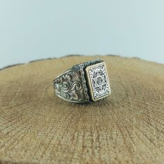 This 925 sterling silver handmade ring is a stunning piece of jewelry that will make a statement on any occasion. Featuring a square shape and the Seal of Solomon E, this ring is perfect for engagements, weddings, graduations, anniversaries, Father's Day, birthdays, and Valentine's Day. It is signed by Cebeci Silver, a trusted brand known for their high-quality jewelry. The ring is made in Turkey and is a one-of-a-kind piece that is perfect for those who appreciate handmade jewelry. This ring ca Seal Of Solomon, Silver Gift Box, Grand Bazaar, Square Shape, Surprise Gifts, High Quality Jewelry, Statement Ring, Rings Statement, Quality Jewelry