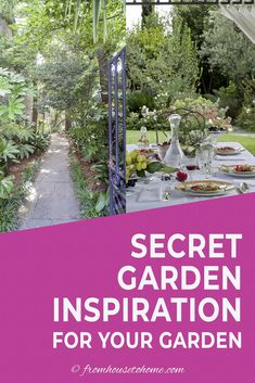 Secret Garden Ideas: How To Create A Magical Backyard Hidden Garden Stone Patio