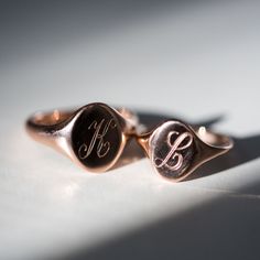 Large Heirloom Signet Ring Signet Rings Women Gold, Signet Ring Women, College Ring, College Rings, Pinky Signet Ring, Man Jewelry, Signet Rings Women, Ring Man, Monogram Jewelry