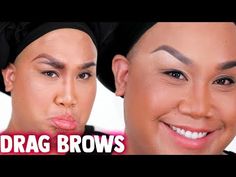 HOW TO GET DRAG QUEEN BROWS | PatrickStarrr - YouTube How To Do Drag Makeup, Drag Eyebrows Tutorials, Drag Inspired Makeup, Drag Brows, Drag Eyebrows, Drag Makeup For Women, Drag Queen Makeup Looks