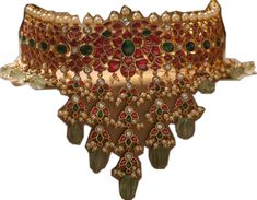 Intricate Design Choker For Reception And Festivals, Intricate Design Choker For Receptions And Festivals, Ceremonial Festive Choker With Intricate Design, Festive Ceremonial Choker With Intricate Design, Festive Temple Jewelry Choker For Reception, Ceremonial Kundan Choker With Intricate Design, Intricate Design Bridal Choker For Festivals, Kundan Bridal Choker With Intricate Design, Bollywood Style Ceremonial Jeweled Jewelry