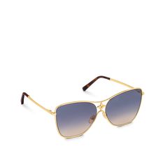 LOUIS VUITTON® - Lv Star Square Sunglasses - Gradient Blue Subtle Cat Eye, Louis Vuitton Sunglasses, Louis Vuitton Official Website, Louis Vuitton Purse, Luxury Sunglasses, Louis Vuitton Official, Cat Eye Glasses, Louis Vuitton Handbags, Luxury Handbags