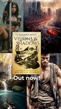 an advertisement for the book, vision and shadows