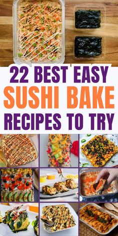 the best sushi bake recipes to try