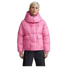 New Without Tags. Barbie Vibes Barbie Vibes, Hood Jacket, Cropped Jacket, Detachable Hood, Crop Jacket, Puffer Jacket, Front Zipper, Hooded Jacket, Fabric Care