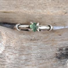 This is a beautiful ring with a claw setting holding a green small piece of sea glass. The ring itself is made out of brass covered with a silver plating. It is adjustable and very comfortable to wear and will fit most fingers. I would say the starting size is roughly a US 6/UK L. I have mine opened slightly and I am a size US 7/UK N and it fits my ring finger very well. The sea glass measures ca 5 x 5 mm. All my jewellery is handmade and the pieces of sea pottery and sea glass are all picked by Environmentally Friendly Gifts, Sea Glass Ring, Sea Pottery, Glass Ring, Claw Setting, Green Sea, Glass Rings, Ring Boho, Boho Ring