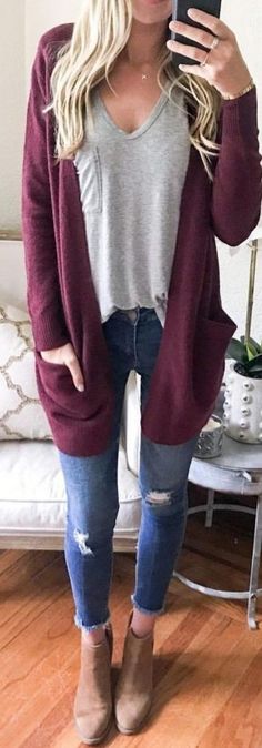 Cute Cardigan Outfits, Clothing Exchange, Fashion Outfits Ideas, Clothes Shops, Saffron Walden, Best Of Fashion Week, Looks Jeans, Port Macquarie, Brand Clothes