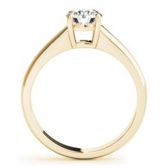 This timeless ring may be set with a 0.75 - 1.0 ct. round shape stone.This ring can be customized for other stone sizes or shapes. Please contact us for assistance. Timeless Ring, Round Shape, Engagement Ring, White Gold, Engagement Rings, Ring, Stone, Gold