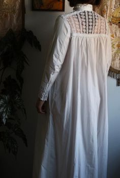 Cottagecore White Nightgown For Home, White Cottagecore Nightgown For Home, White Cottagecore Nightgown, Cotton Lace Trim Nightgown For Home, Cotton Nightgown With Lace Trim For Home, Cottagecore White Nightgown With Lace Trim, Cottagecore Ruffled Nightgown For Daywear, White Cottagecore Sleepwear With Lace Trim, Cottagecore White Sleepwear With Lace Trim