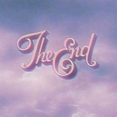 the end logo is shown against a cloudy sky