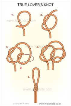 how to tie a knot in three different ways