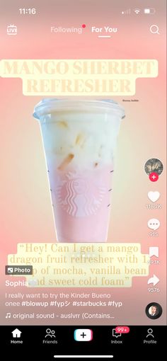 an image of a cup with ice cream in it on the app store's website