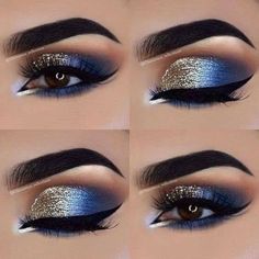 Eye Makeup Images, Gold Eye Makeup, Cute Eye Makeup, Dance Makeup, Eye Makeup Techniques, Makeup Product