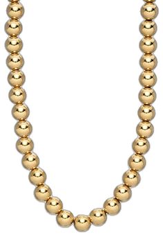 Classic Yellow Gold Beaded Necklace, Classic Yellow Gold Beaded Necklace With Round Beads, Classic Gold Beaded Necklaces, Elegant Gold Necklaces With 8mm Beads, Classic Gold Beaded Necklace, Classic Gold Necklace With 8mm Beads, Formal Gold Necklaces With 8mm Beads, Yellow Gold Necklaces With 8mm Beads, Elegant Gold Hand-strung Beaded Necklaces