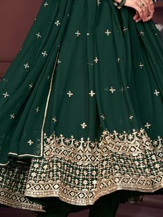 Introducing our stunning "charming green embroidered georgette festival wear anarkali suit" - the perfect outfit for all your festive occasions. This beautiful green anarkali suit is crafted from high-quality georgette material with exquisite sequin and embroidered work, giving it a touch of elegance and grace. The suit comes with matching crepe pants and a georgette dupatta, adorned with sequin work, embroidered work, and a beautiful lace border for added charm.
You can wear it to festivals, fu Green Anarkali Suits, Green Anarkali, Georgette Material, Purple Quotes, Crepe Pants, Georgette Dupatta, Anarkali Suit, Lace Border, Festival Wear