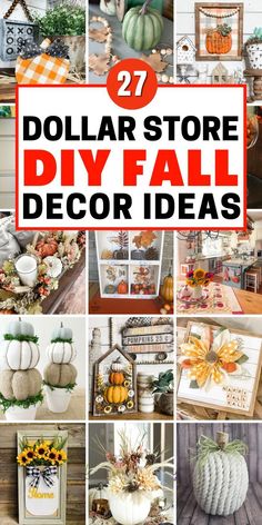 dollar store diy fall decor ideas