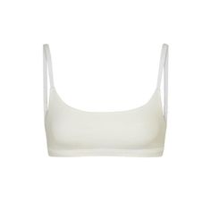 This is one bra you’ll never want to take off. In our ultra soft and lightweight jersey fabric, this scoop neck bralette features an elastic band and hook-free design for a comfortable fit. Perfect for layering or wearing on its own. Comfy Bra, White Bralette, Triangle Bralette, Jersey Fabric, Elastic Band, Bralette, Heather Grey, Bones, Scoop Neck