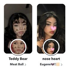 three girls with nose and nose piercings on their faces are shown in this screenshot