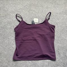 Brand New With Tag! Purple Tank Top Outfit, Mock Neck Tank, Velvet Tank, Dressy Tank Tops, Tank Top Outfits, Purple Tank Top, Clothing Pieces, Purple Outfits, Purple Tank