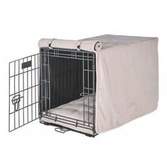 Luxury Dog Crate Cover | Color: Blush K9 - Feline Unique Pet Accessories Luxury Pet Beds, Cat Crate, Wire Crate, Dog Crate Cover, Privacy And Security, Crate Mat, Designer Upholstery Fabric, Crate Cover, Luxury Mattresses